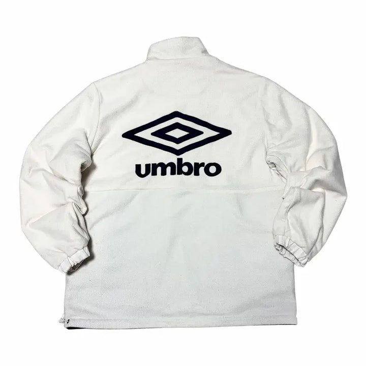 [BUNJANG] Umbro Big Logo Reversible Windbreaker Fleece Jacket / 엄브로 빅로고 리버시블 바람막이 후리스