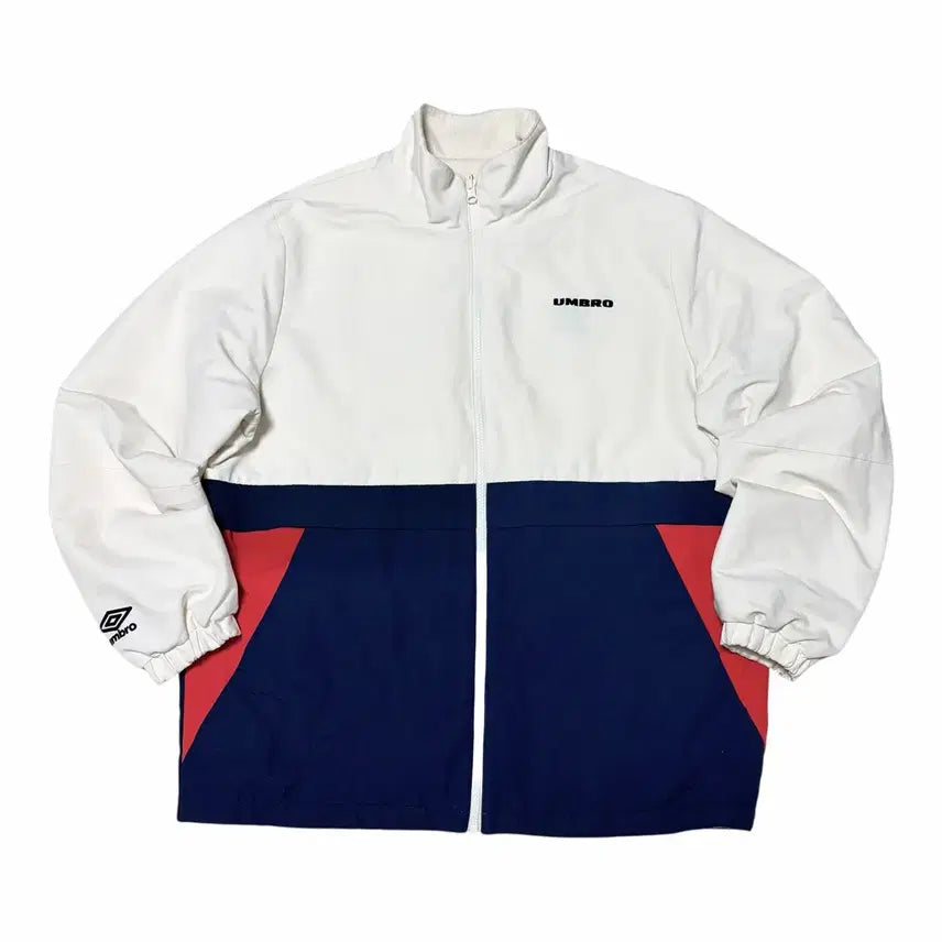[BUNJANG] Umbro Big Logo Reversible Windbreaker Fleece Jacket / 엄브로 빅로고 리버시블 바람막이 후리스
