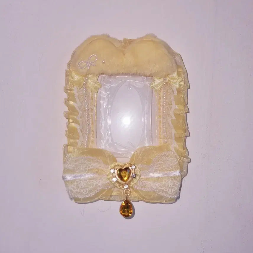 [BUNJANG] Toploader with Cat Lace and Ribbon / #13) 고양이 레이스탑꾸 탑꾸 탑로더 리본