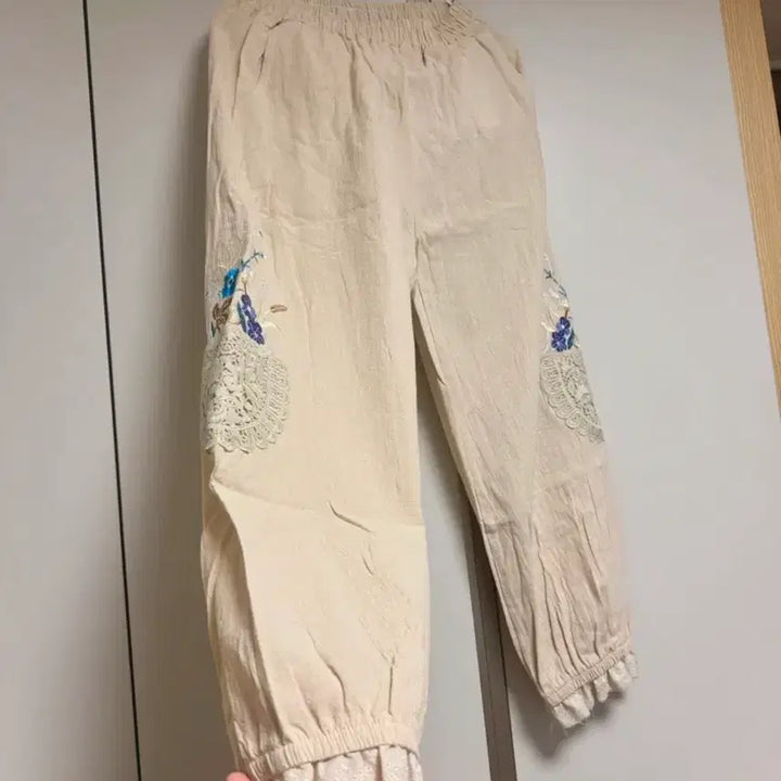 [BUNJANG] Linen Tunic Pants / 새상품 린넨 팬츠 / 루즈핏 캐주얼 튜닉 스타일 바지 44-55