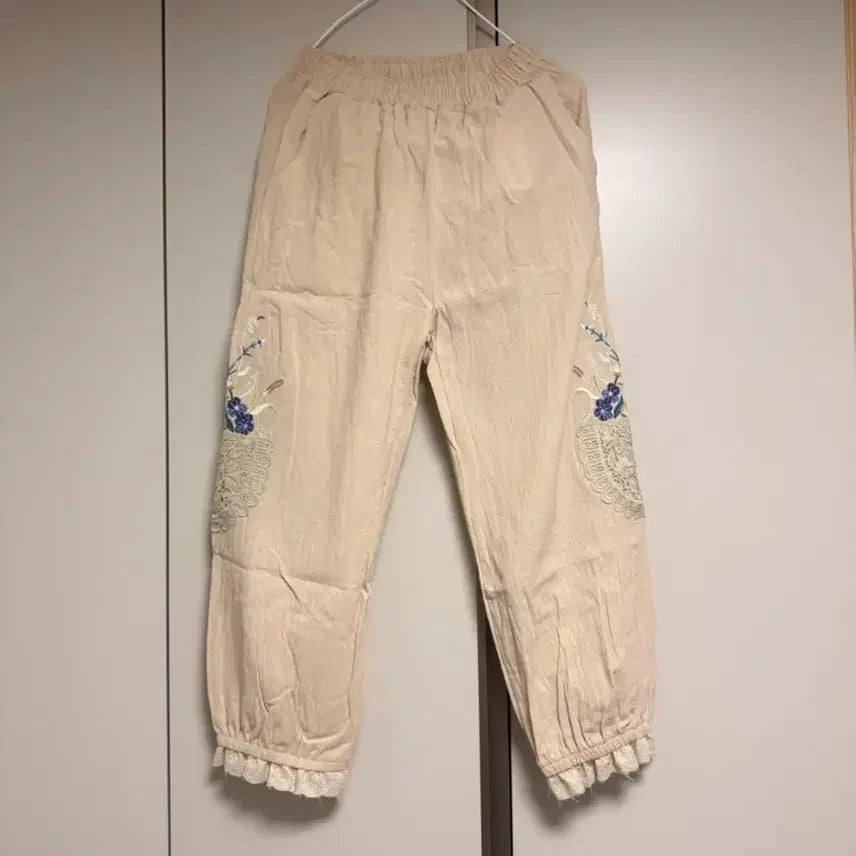 [BUNJANG] Linen Tunic Pants / 새상품 린넨 팬츠 / 루즈핏 캐주얼 튜닉 스타일 바지 44-55