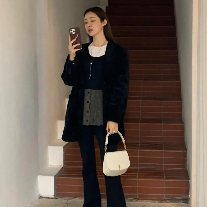 [BUNJANG] YSL VOLTAIRE Top Handle Bag (Full Package) / [YSL] 생로랑 미니 VOLTAIRE 탑핸들 백 / 풀박 / 130