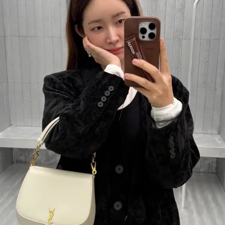 [BUNJANG] YSL VOLTAIRE Top Handle Bag (Full Package) / [YSL] 생로랑 미니 VOLTAIRE 탑핸들 백 / 풀박 / 130