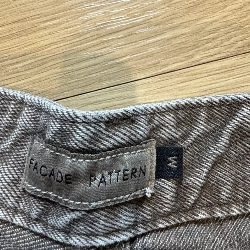 [BUNJANG] Facade Pattern Classic Denim Pants Ash / 파사드패턴 클래식 데님팬츠 ash