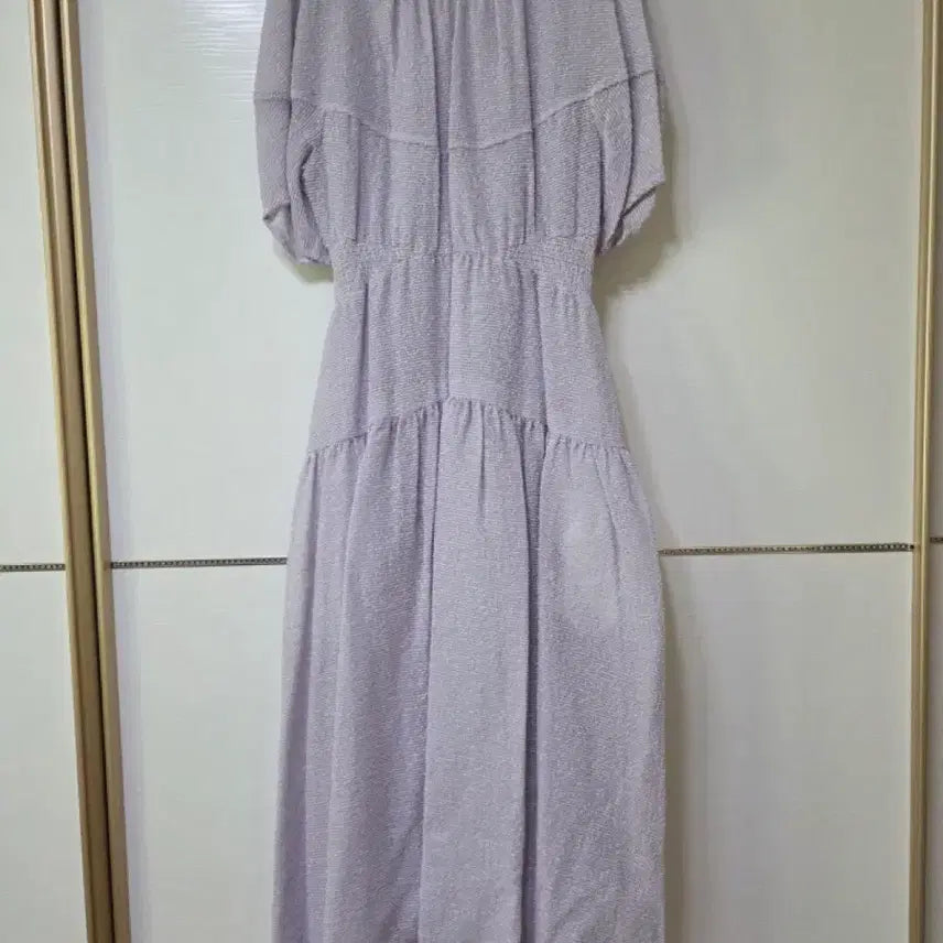 [BUNJANG] Hanseom Mine 23SS Smocking Dress / 한섬 마인 23ss 스모킹 원피스 44-55 (택달린새것)