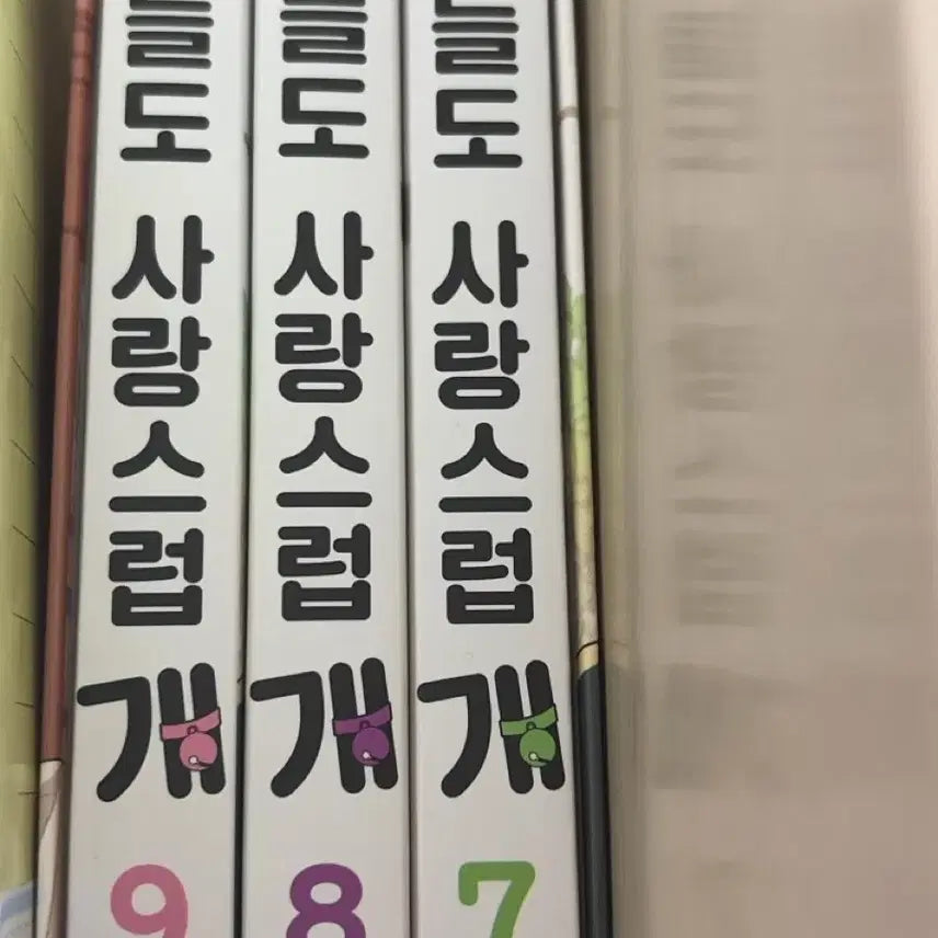 [BUNJANG] Today's Lovable Dog Manga Bundle Set / 오늘도 사랑스럽개 1~9권 일괄 판매