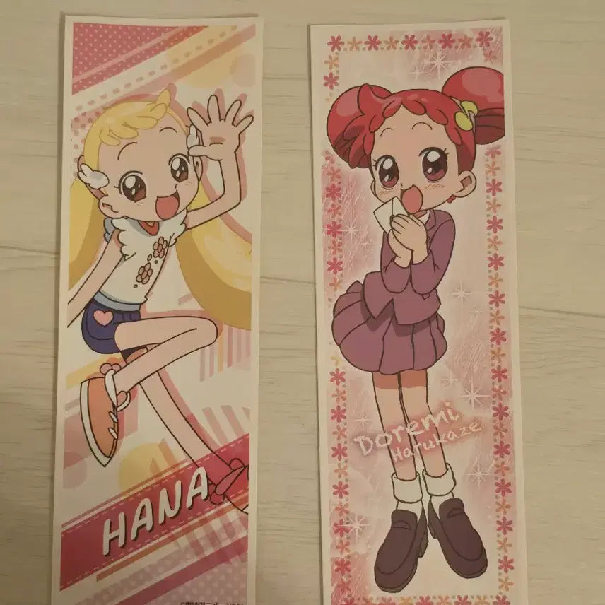 [BUNJANG] Ojamajo Doremi Hana &amp; Doremi Long Stickers Bundle Set / [일괄] 꼬마마법사레미 오쟈마녀도레미 하나, 레미 롱 스티커