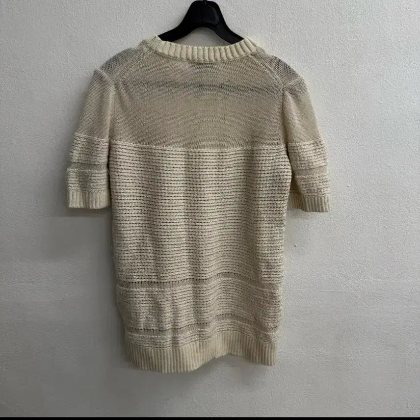 [BUNJANG] COS Ivory Knit Top M / COS 코스 반팔 니트 아이보리 M