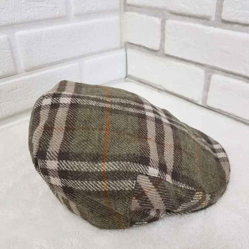 [BUNJANG] Burberry Vintage Check Wool Hunting Cap / [L/58/정품] 버버리 빈티지 체크 남성 울 헌팅캡
