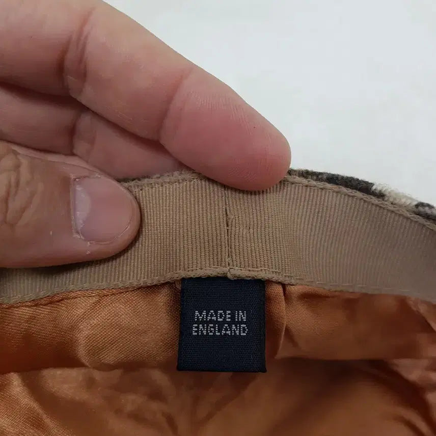 [BUNJANG] Burberry Vintage Check Wool Hunting Cap / [L/58/정품] 버버리 빈티지 체크 남성 울 헌팅캡