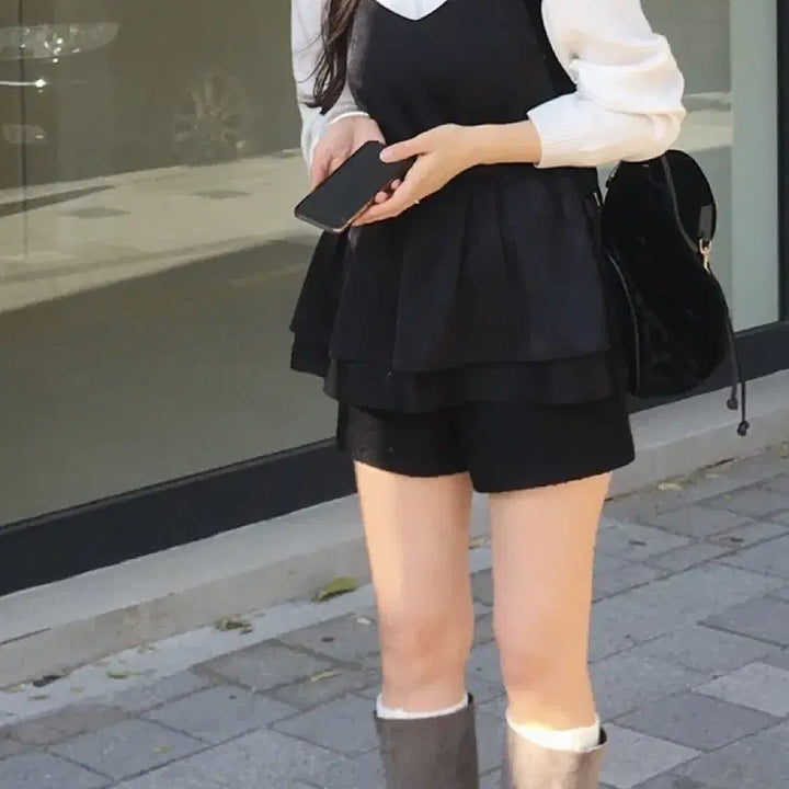 [BUNJANG] Shop Ref Linkle V-Bustier Dress / 새상품, 샵리프 링클 뷔스티에 원피스