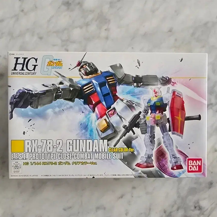 [BUNJANG] HG RX-78-2 First Gundam Clear Color Ver. Model Kit / HG RX-78-2 퍼스트건담 클리어 컬러 Ver.