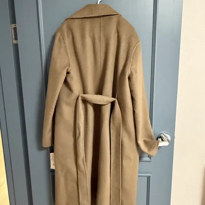 [BUNJANG] NINE ROOM Cashmere Belt Coat Beige / 나인룸 캐시미어 벨트 코트 베이지