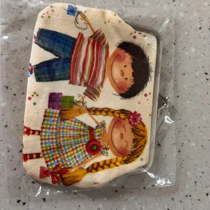 [SOLD OUT] 빈티지 그림 동전 지갑 새상품