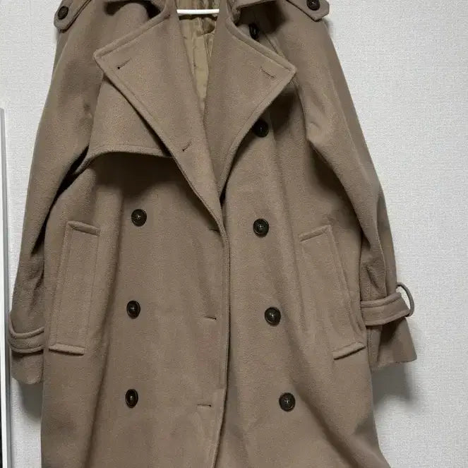 [BUNJANG] STHESNAP Double Breasted Coat / STHESNAP 스냅 더블 브레스트 코트