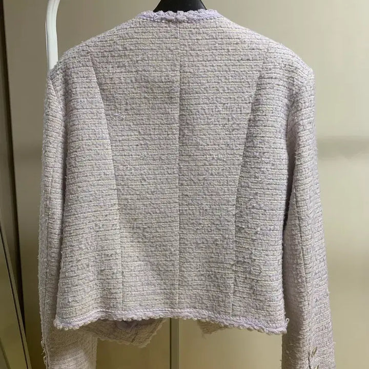 [BUNJANG] Unneck Tweed Jacket / 유넥 트위드 자켓