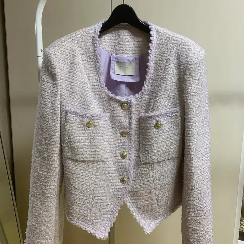 [BUNJANG] Unneck Tweed Jacket / 유넥 트위드 자켓