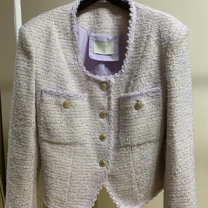 [BUNJANG] Unneck Tweed Jacket / 유넥 트위드 자켓