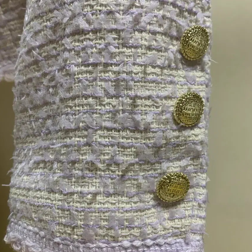 [BUNJANG] Unneck Tweed Jacket / 유넥 트위드 자켓