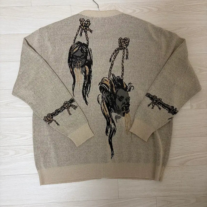 [BUNJANG] Gladhand Wearedo Voodoo Head Cardigan M / 글래드핸드 위아도 부두헤드 가디건 m