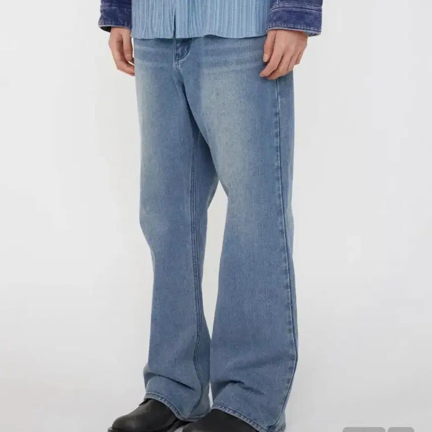 [BUNJANG] Il Corso Flare Denim Jeans / 일꼬르소 플레어 데님 블루 XL
