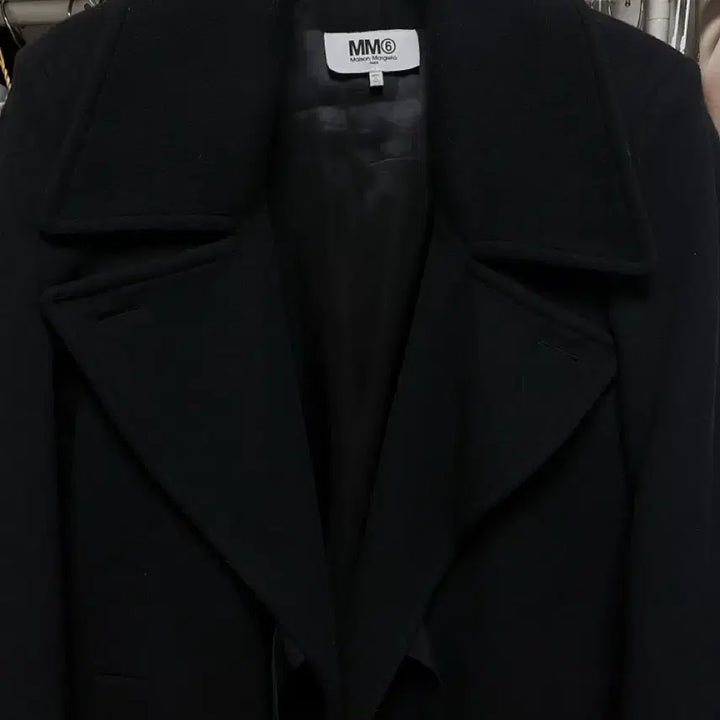[BUNJANG] MM6 Maison Margiela Long Coat / 메종 마르지엘라 MM6 블랙 롱코트