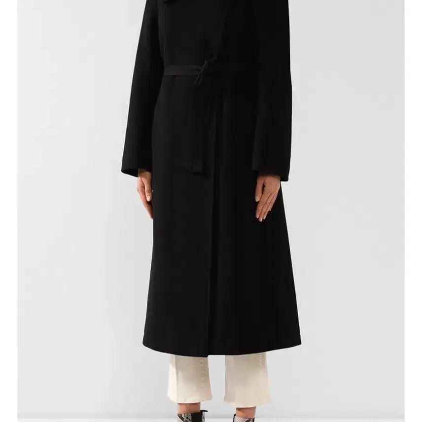 [BUNJANG] MM6 Maison Margiela Long Coat / 메종 마르지엘라 MM6 블랙 롱코트