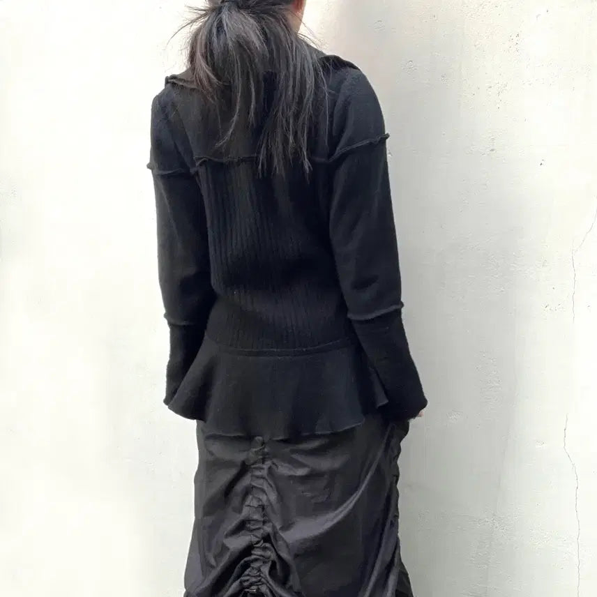 [BUNJANG] Hiroko Koshino Asymmetry Half Coat / Hiroko koshino asymmetry coat