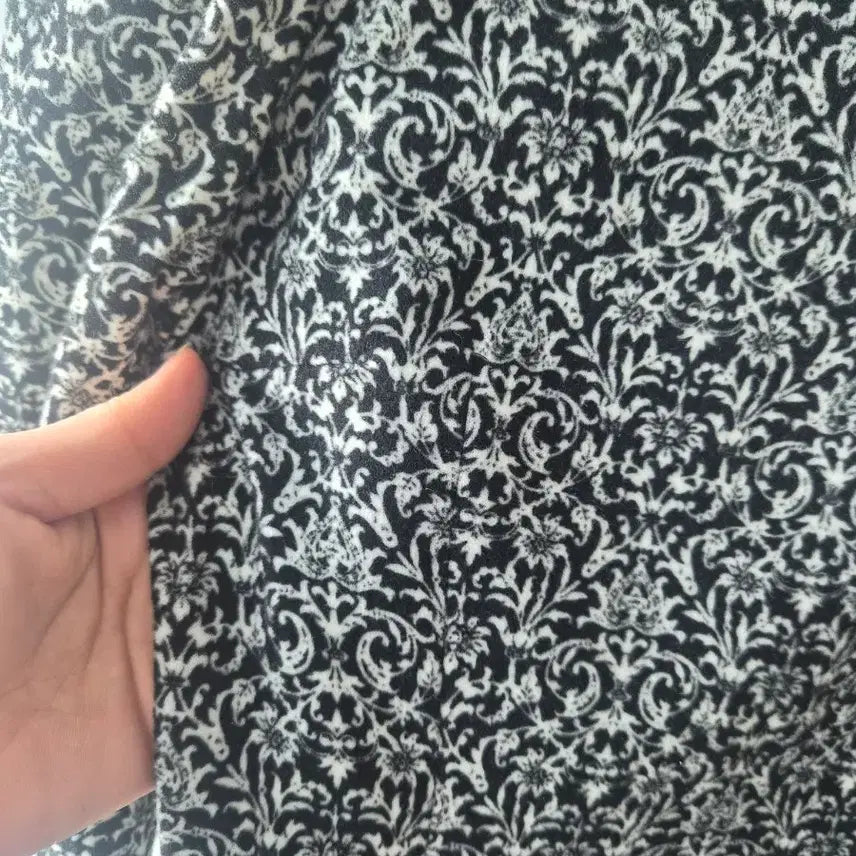 [BUNJANG] Black Velour Mini Dress / 새제품,동영상있음) 칠부 벨루아 블랙 미니 원피스 S, 44,55