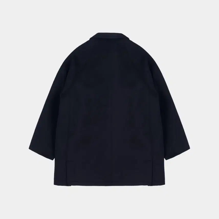 [BUNJANG] Havehad City Wool Half Coat - Navy A1 Size / 해브해드 City wool half coat