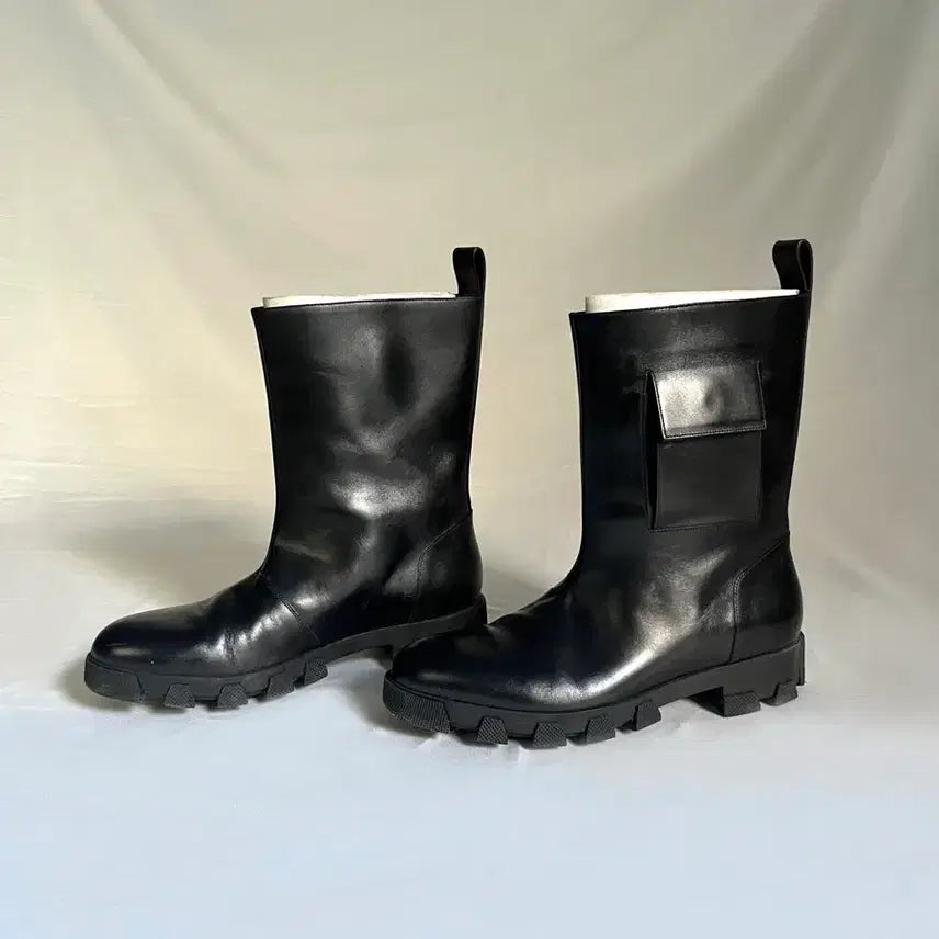 [BUNJANG] Balenciaga AW15 Leather Combat Boots / 발렌시아가 AW15 레더 컴뱃 부츠
