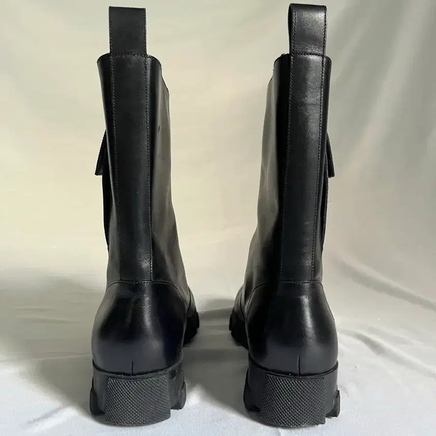 [BUNJANG] Balenciaga AW15 Leather Combat Boots / 발렌시아가 AW15 레더 컴뱃 부츠