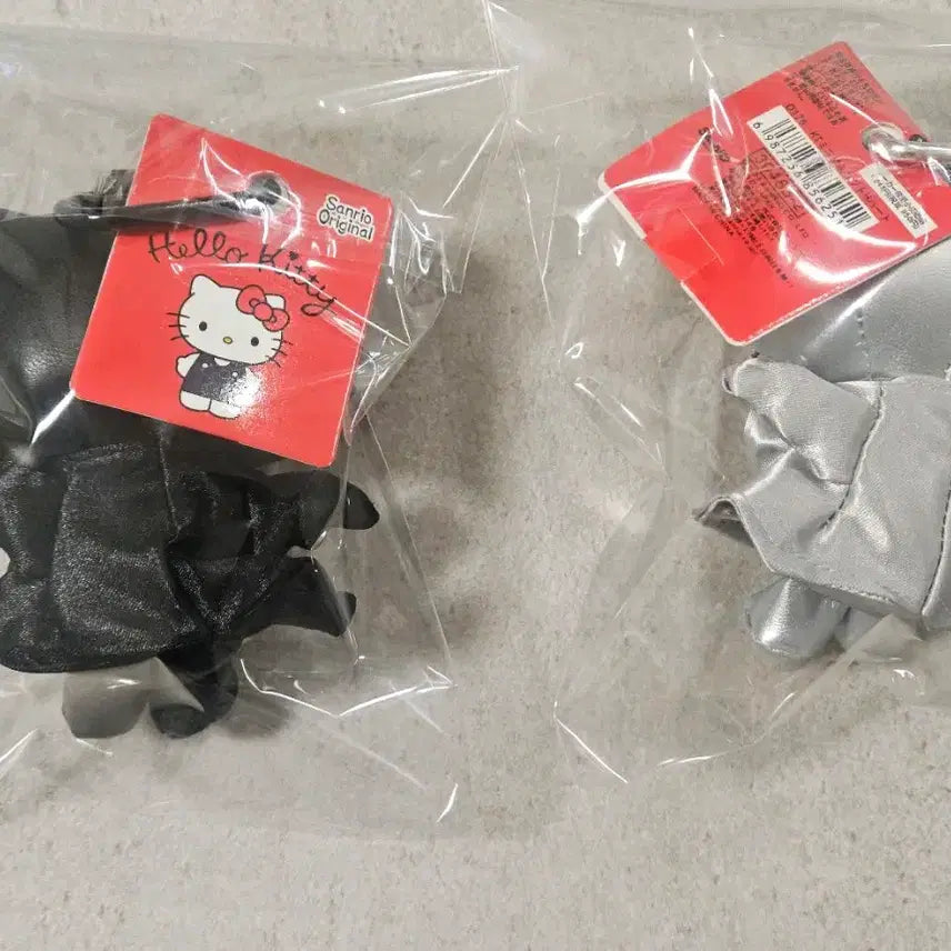 [BUNJANG] Kitty Angel Keyring / 가죽키티 천사키티인형키링 블랙엔젤 실버엔젤