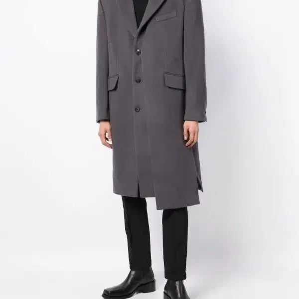 [BUNJANG] Songzio Homme Double Layered Asymmetric Coat / 송지오옴므 더블 레이어드 비대칭 코트 팝니다