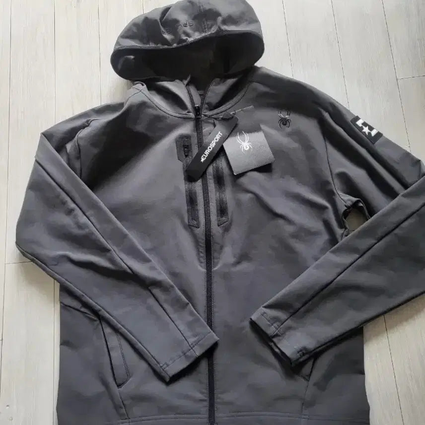 [BUNJANG] Spider Fleece Lined Training Set / (새제품)스파이더 기모 트레이닝세트 진그레이 L100