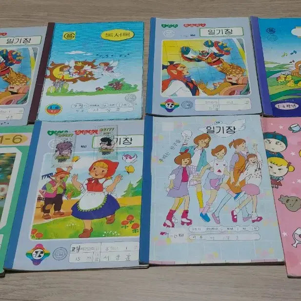 [BUNJANG] Vintage Used Notebooks Bundle / 예전 사용한 공책 8권 일괄