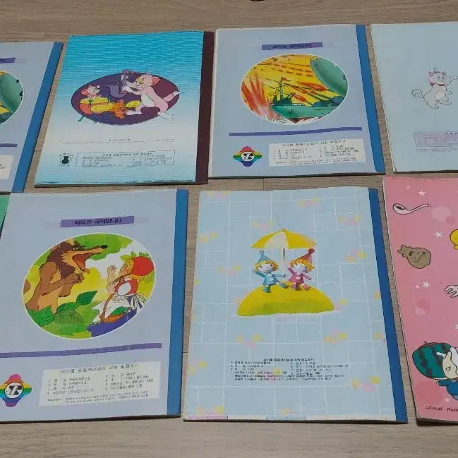 [BUNJANG] Vintage Used Notebooks Bundle / 예전 사용한 공책 8권 일괄