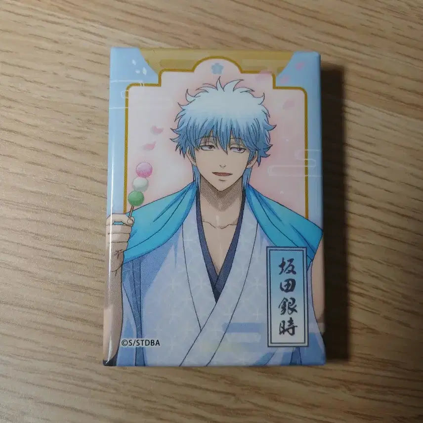 [BUNJANG] Gintama Sakata Gintoki Cherry Blossom Badge / 은혼 사카타 긴토키 벚꽃 캔뱃지