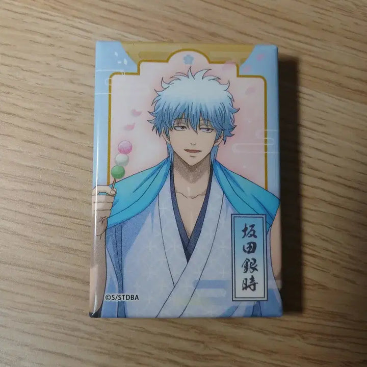 [BUNJANG] Gintama Sakata Gintoki Cherry Blossom Badge / 은혼 사카타 긴토키 벚꽃 캔뱃지