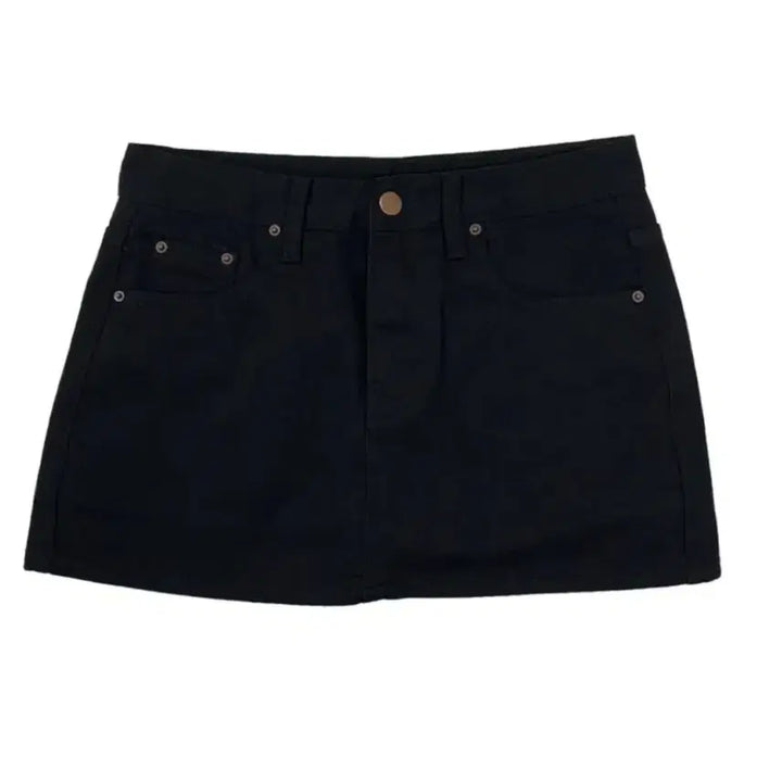[BUNJANG] Black Mini Skirt / 블랙 미니스커트