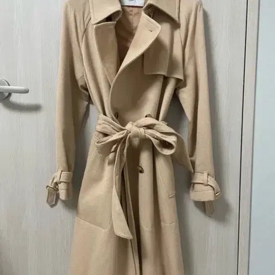 [BUNJANG] Beige Trench Coat / 베이지 트렌치 코트