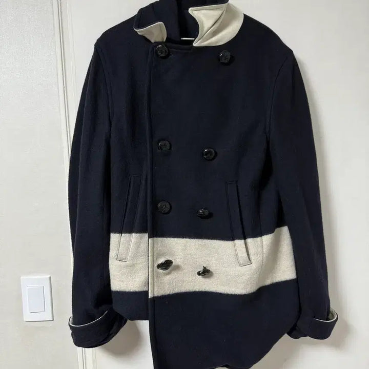 [BUNJANG] Mihara Yasuhiro Asymmetrical Surface Wool Short Coat / 미하라야스히로 비대칭 서페이스 울 숏코트
