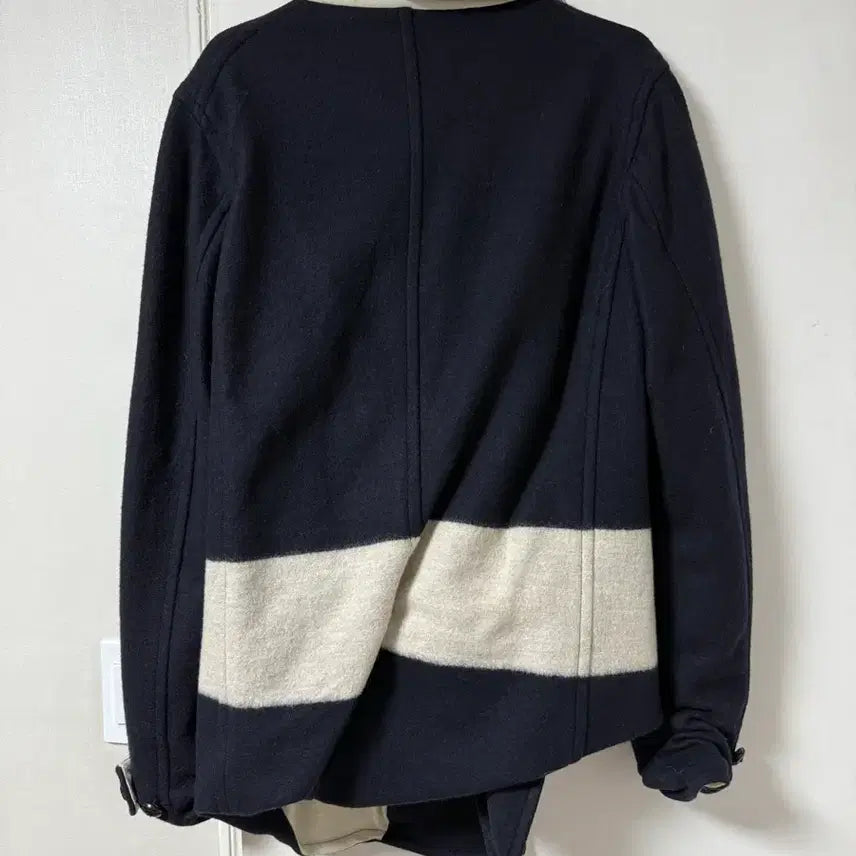 [BUNJANG] Mihara Yasuhiro Asymmetrical Surface Wool Short Coat / 미하라야스히로 비대칭 서페이스 울 숏코트