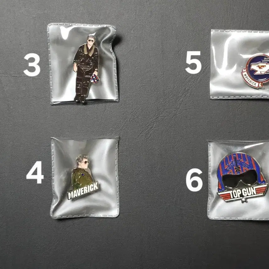 [BUNJANG] Top Gun Badge/Keyring Set (1-11) / 탑건 뱃지/키링 1~11번