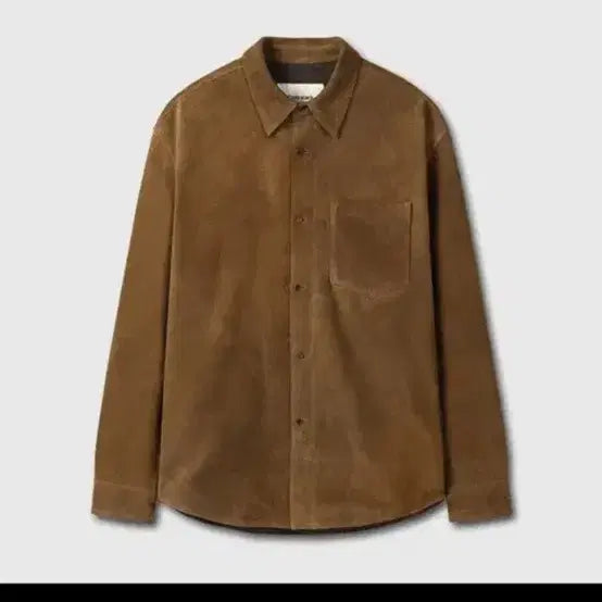 [BUNJANG] TONYWEEK 24FW Suede Shirt Brown L / 토니웩 24fw스웨이드 셔츠 브라운 L