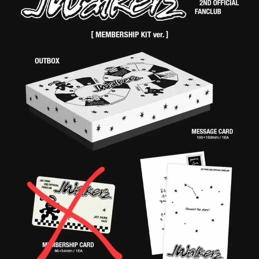 [SOLD OUT] 박재범 공식 팬클럽 JWalkerz 2기 키트 미개봉