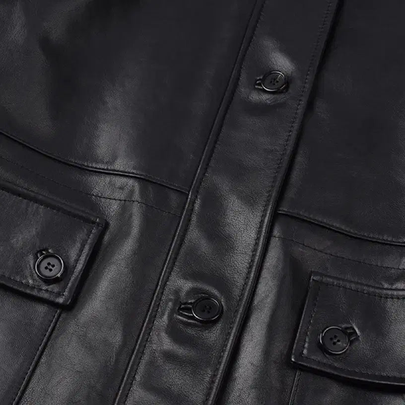 [BUNJANG] FORET 90s Tessa Leather Jacket / (3/13 이후 배송)포레토 90s tessa leather jacket