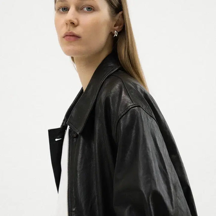 [BUNJANG] FORET 90s Tessa Leather Jacket / (3/13 이후 배송)포레토 90s tessa leather jacket