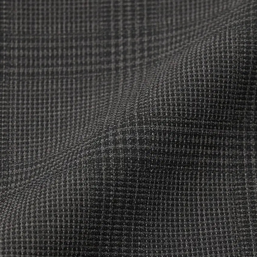 [BUNJANG] GU Washable Tailored Checkered Jacket Gray / 지유 GU 워셔블 테일러드 체크 재킷 그레이