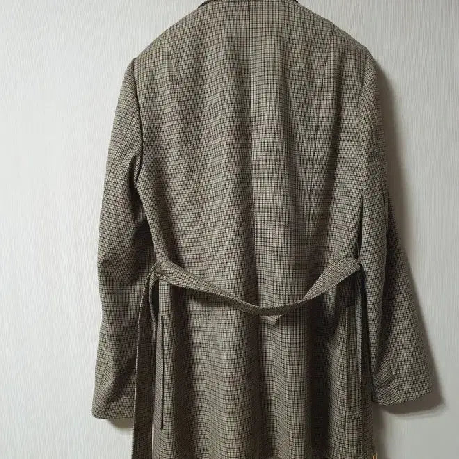[BUNJANG] MojoSphin Checked Belted Jacket (Size 55) / 모조에스핀 체크 벨티드 자켓 55 사이즈 정품